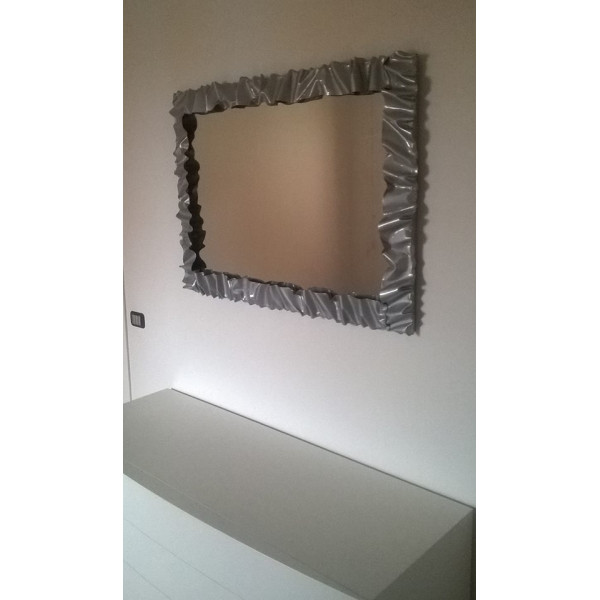 CORNICE design FERRO BATTUTO per Specchio o Foto con o senza LED . Realizzazioni Personalizzate . 850