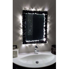CORNICE design FERRO BATTUTO per Specchio o Foto con o senza LED . Realizzazioni Personalizzate . 850