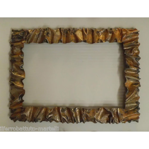 CORNICE design FERRO BATTUTO per Specchio o Foto con o senza LED . Realizzazioni Personalizzate . 850