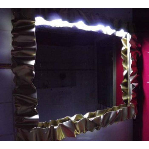 CORNICE design FERRO BATTUTO per Specchio o Foto con o senza LED . Realizzazioni Personalizzate . 850