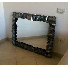 CORNICE design FERRO BATTUTO per Specchio o Foto con o senza LED . Realizzazioni Personalizzate . 850