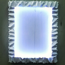 CORNICE design FERRO BATTUTO per Specchio o Foto con o senza LED . Realizzazioni Personalizzate . 850
