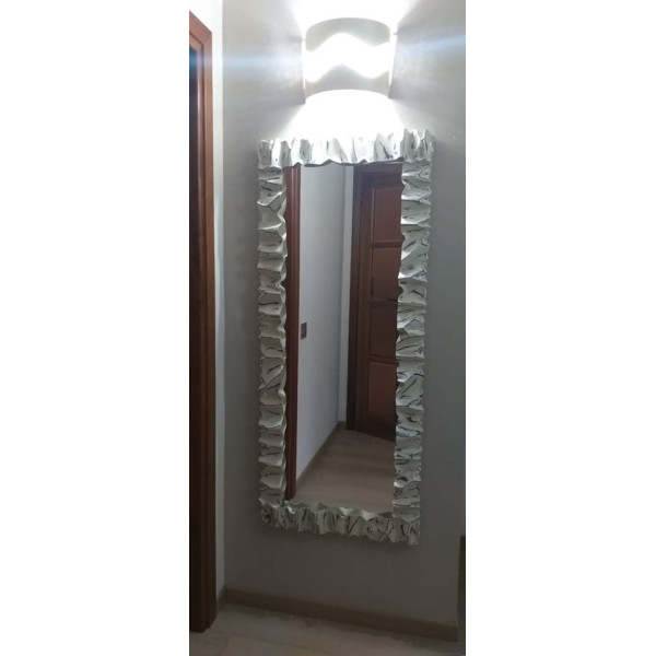 CORNICE design FERRO BATTUTO per Specchio o Foto con o senza LED . Realizzazioni Personalizzate . 850