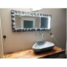 CORNICE design FERRO BATTUTO per Specchio o Foto con o senza LED . Realizzazioni Personalizzate . 850