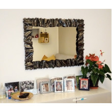 CORNICE design FERRO BATTUTO per Specchio o Foto con o senza LED . Realizzazioni Personalizzate . 850