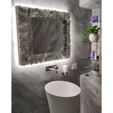 CORNICE design FERRO BATTUTO per Specchio o Foto con o senza LED . Realizzazioni Personalizzate . 850