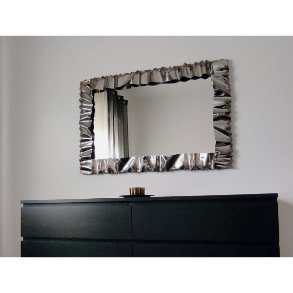 CORNICE design FERRO BATTUTO per Specchio o Foto con o senza LED . Realizzazioni Personalizzate . 850