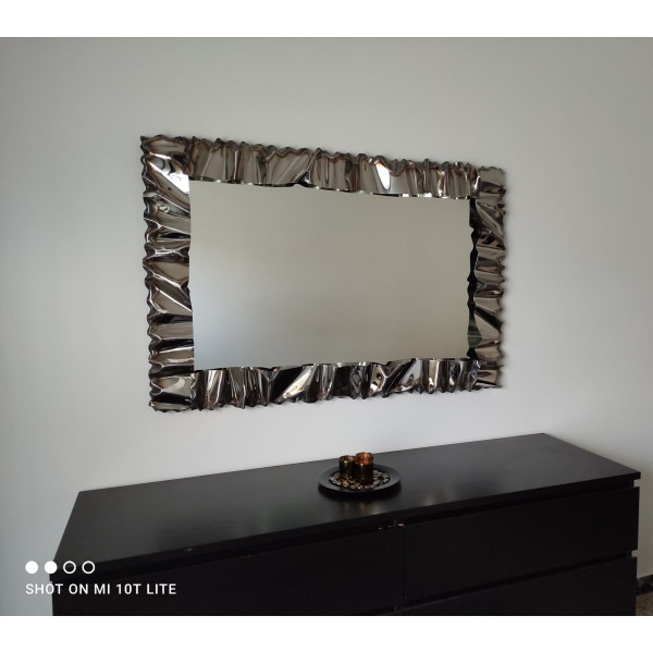 CORNICE design FERRO BATTUTO per Specchio o Foto con o senza LED . Realizzazioni Personalizzate . 850