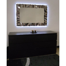 CORNICE design FERRO BATTUTO per Specchio o Foto con o senza LED . Realizzazioni Personalizzate . 850