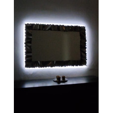 CORNICE design FERRO BATTUTO per Specchio o Foto con o senza LED . Realizzazioni Personalizzate . 850