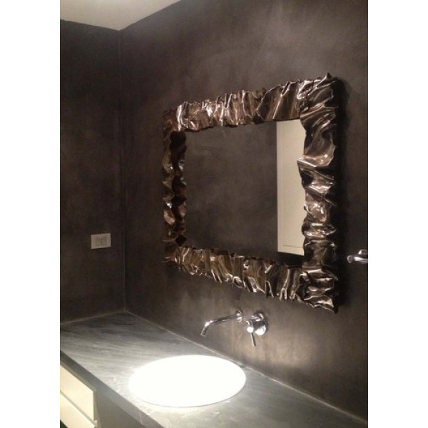 CORNICE design FERRO BATTUTO per Specchio o Foto con o senza LED . Realizzazioni Personalizzate . 850