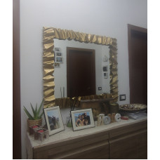 CORNICE design FERRO BATTUTO per Specchio o Foto con o senza LED . Realizzazioni Personalizzate . 850