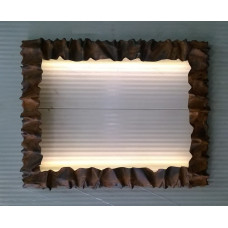 CORNICE design FERRO BATTUTO per Specchio o Foto con o senza LED . Realizzazioni Personalizzate . 850