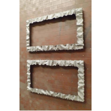CORNICE design FERRO BATTUTO per Specchio o Foto con o senza LED . Realizzazioni Personalizzate . 850