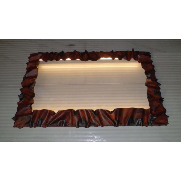 CORNICE design FERRO BATTUTO per Specchio o Foto con o senza LED . Realizzazioni Personalizzate . 850