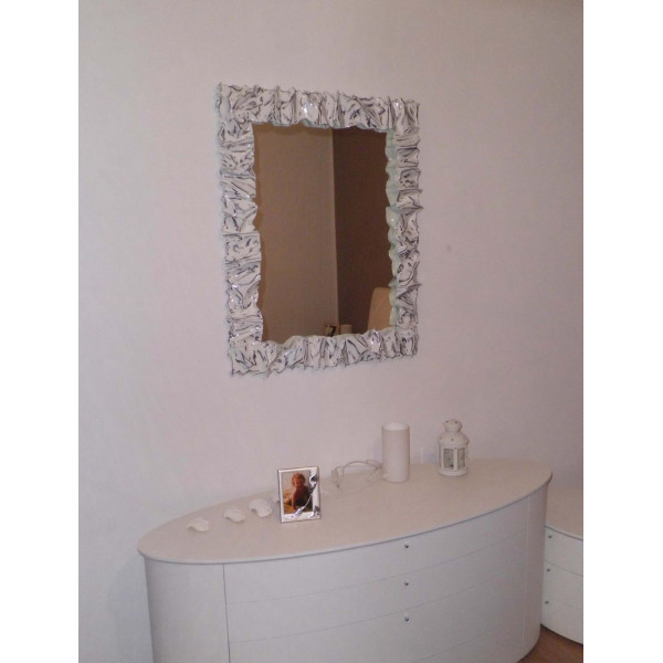 CORNICE design FERRO BATTUTO per Specchio o Foto con o senza LED . Realizzazioni Personalizzate . 850