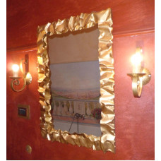 CORNICE design FERRO BATTUTO per Specchio o Foto con o senza LED . Realizzazioni Personalizzate . 850