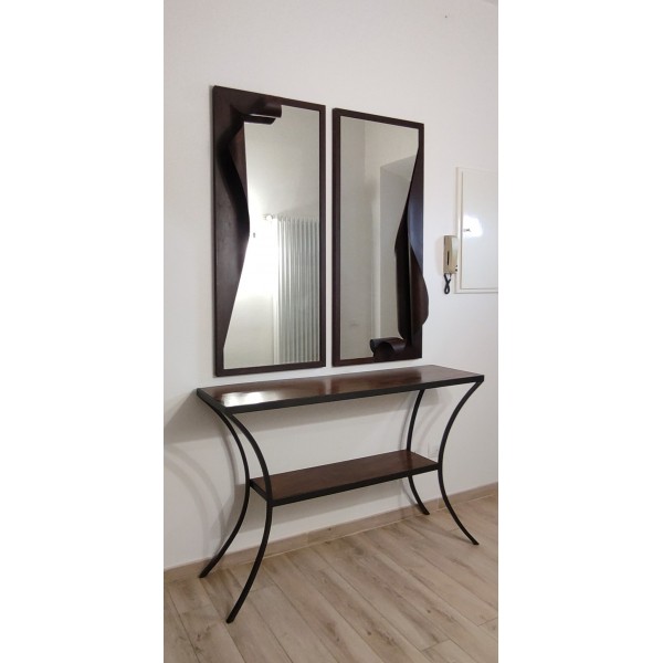 Frame design WROUGHT IRON for mirror or photos with or without LED. Personalised Executions. 1601