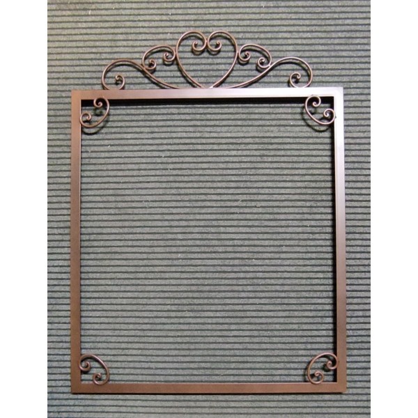 CORNICE design FERRO BATTUTO per Specchio o Foto con o senza LED . Realizzazioni Personalizzate . 1600 