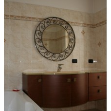 CORNICE design FERRO BATTUTO per Specchio . Realizzazioni Personalizzate . 812