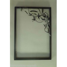 Frame design WROUGHT IRON for mirror or photos with or without LED. Personalised Executions. 823