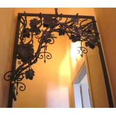 Frame design WROUGHT IRON for mirror or photos with or without LED. Personalised Executions.