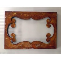 Frame design WROUGHT IRON for mirror or photos with or without LED. Personalised Executions. 830