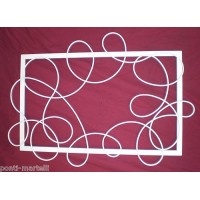 Frame design WROUGHT IRON for mirror or photos without LED. cm 120 x 90 . 834