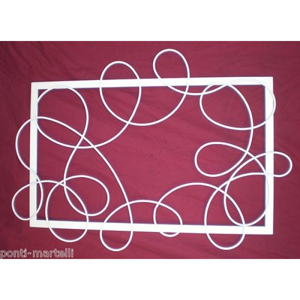 Frame design WROUGHT IRON for mirror or photos with or without LED. Personalised Executions. 834