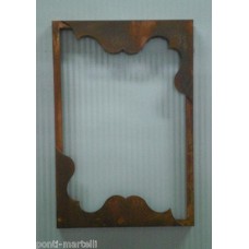 Frame design WROUGHT IRON for mirror or photos with or without LED. Personalised Executions. 836