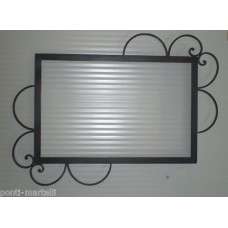 CORNICE design FERRO BATTUTO per Specchio o Foto con o senza LED . Realizzazioni Personalizzate . 841