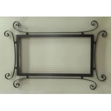 Frame design WROUGHT IRON for mirror or photos with or without LED. Personalised Executions. 844