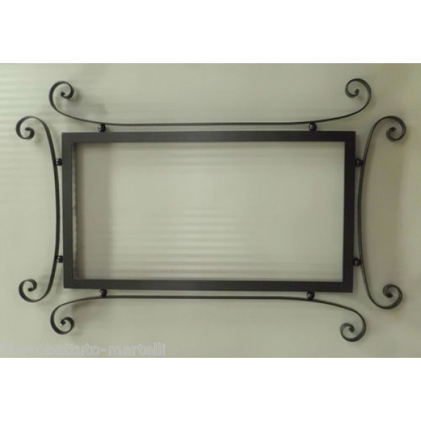 Frame design WROUGHT IRON for mirror or photos with or without LED. Personalised Executions. 844