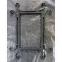 CORNICE design FERRO BATTUTO per Specchio o Foto con o senza LED . Realizzazioni Personalizzate . 844 