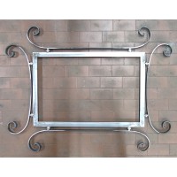 CORNICE design FERRO BATTUTO per Specchio o Foto con o senza LED . Realizzazioni Personalizzate . 844 