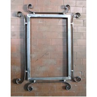 CORNICE design FERRO BATTUTO per Specchio o Foto con o senza LED . Realizzazioni Personalizzate . 844 