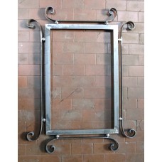 Frame design WROUGHT IRON for mirror or photos with or without LED. Personalised Executions. 844