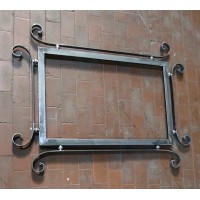 CORNICE design FERRO BATTUTO per Specchio o Foto con o senza LED . Realizzazioni Personalizzate . 844 