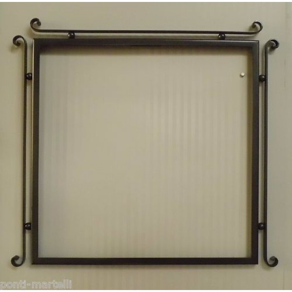 Frame design WROUGHT IRON for mirror or photos with or without LED. Personalised Executions. 847