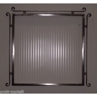 CORNICE design FERRO BATTUTO per Specchio o Foto con o senza LED . Realizzazioni Personalizzate . 847