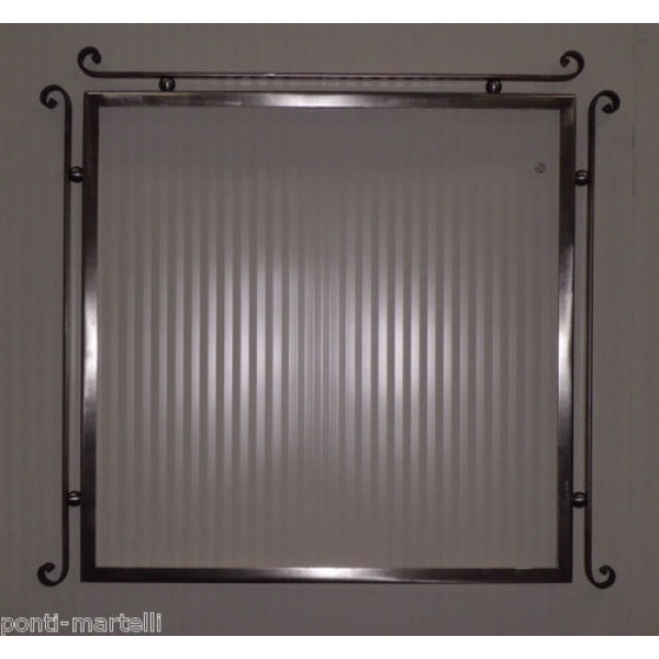Frame design WROUGHT IRON for mirror or photos with or without LED. Personalised Executions. 847