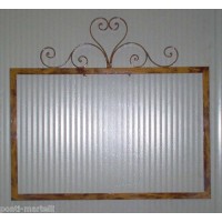 CORNICE design FERRO BATTUTO per Specchio o Foto con o senza LED . Realizzazioni Personalizzate . 848