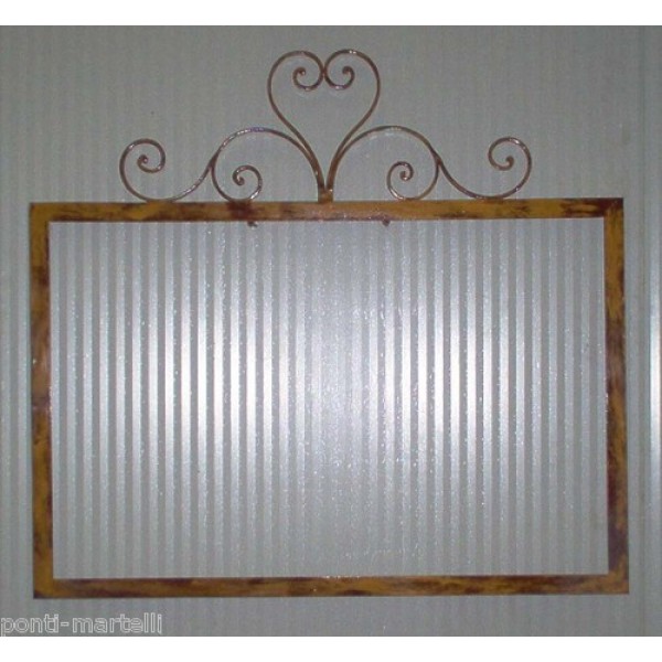 CORNICE design FERRO BATTUTO per Specchio o Foto con o senza LED . Realizzazioni Personalizzate . 848