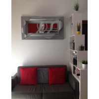 CORNICE design FERRO BATTUTO per Specchio o Foto con o senza LED . Realizzazioni Personalizzate . 849 