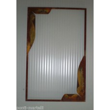 CORNICE design FERRO BATTUTO per Specchio o Foto senza LED . cm 60 x 95 . 849