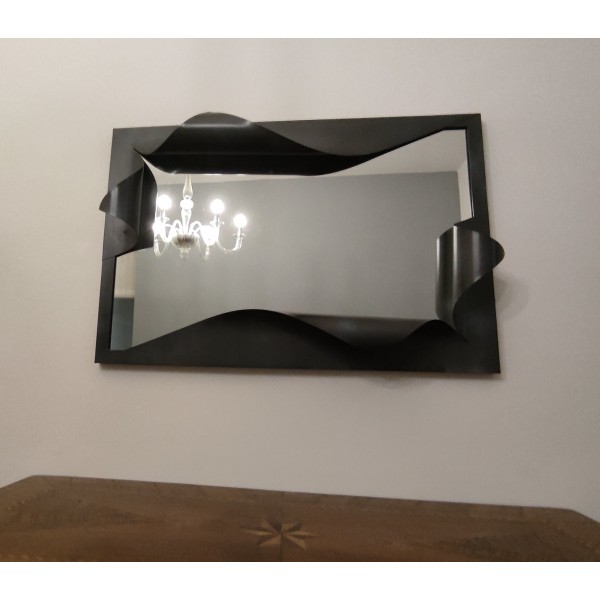 CORNICE design FERRO BATTUTO per Specchio o Foto con o senza LED . Realizzazioni Personalizzate . 849 .