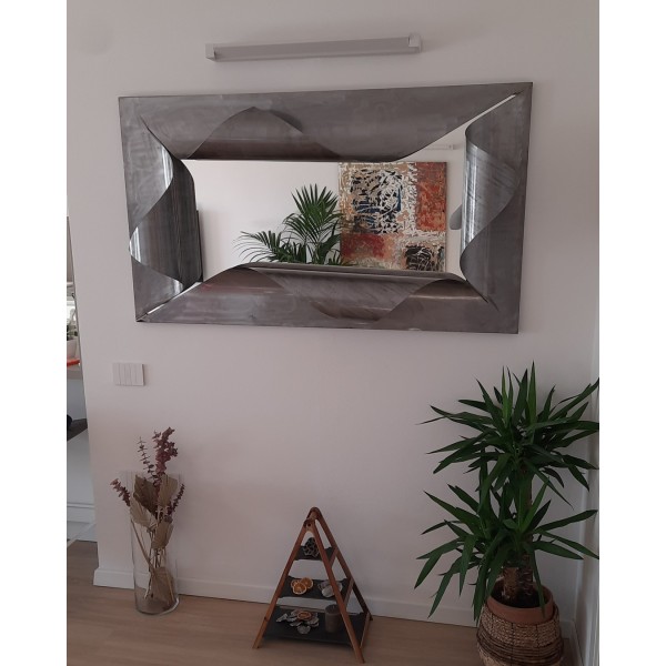 Frame design WROUGHT IRON for mirror or photos with or without LED. Personalised Executions. 849