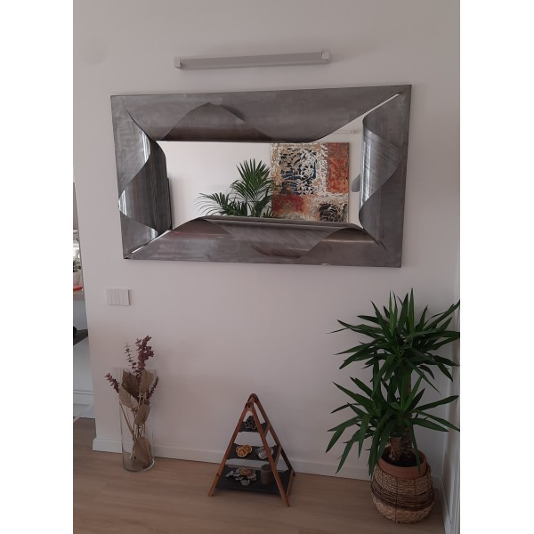 Frame design WROUGHT IRON for mirror or photos with or without LED. Personalised Executions. 849
