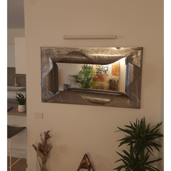 Frame design WROUGHT IRON for mirror or photos with or without LED. Personalised Executions. 849