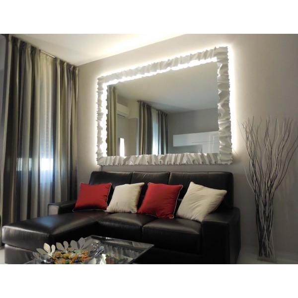 Frame design WROUGHT IRON for mirror or photos with or without LED. Personalised Executions. 850